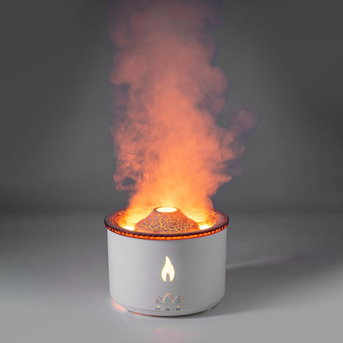 Volcano Flame Humidifier with Aromatherapy Diffuser