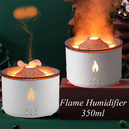 Volcano Flame Humidifier with Aromatherapy Diffuser