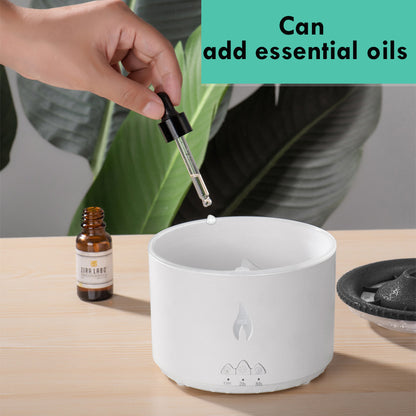 Volcano Flame Humidifier with Aromatherapy Diffuser