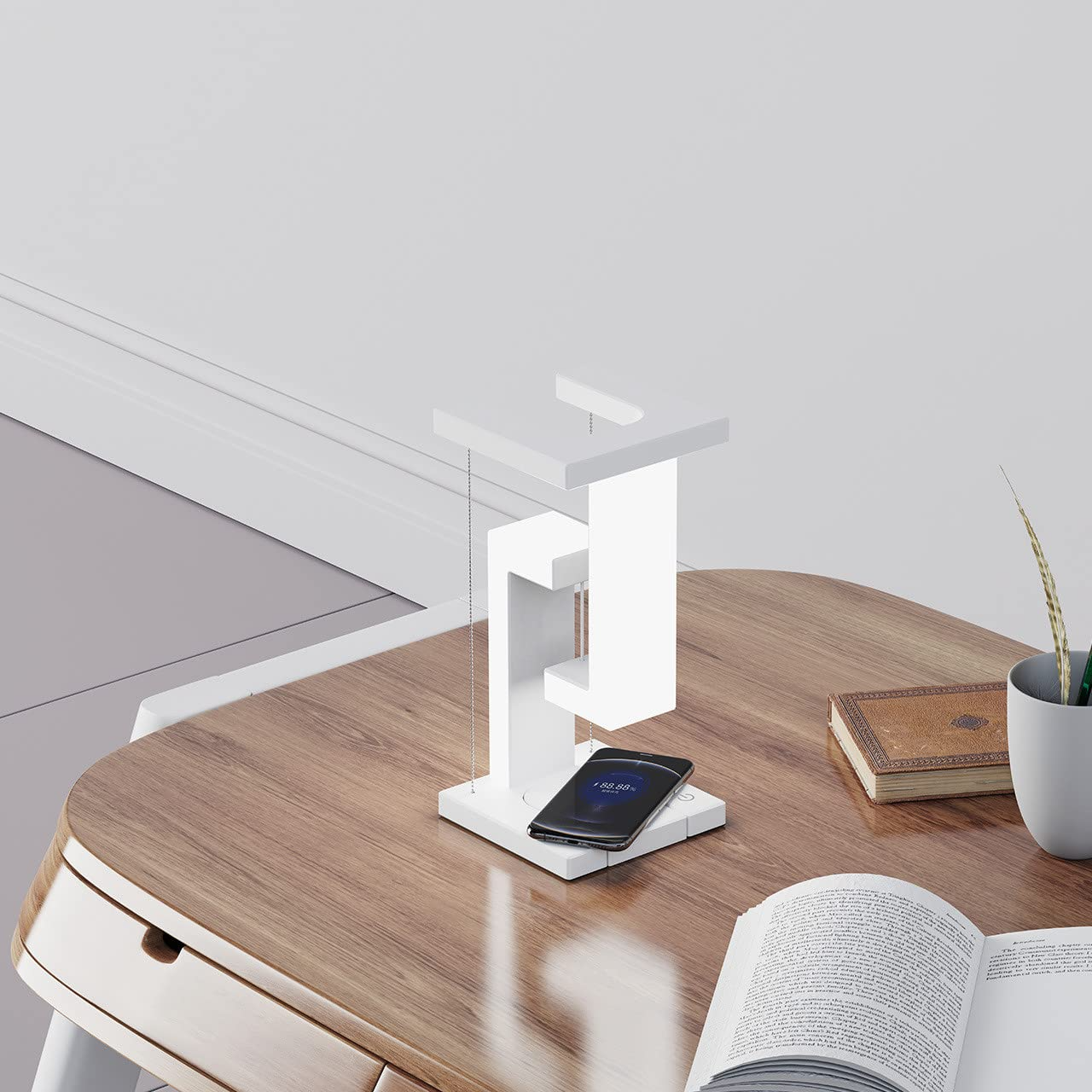 Magnetic Levitation Wireless Charging Lamp - Floating LED Desk Light