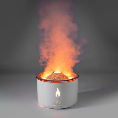 Volcano Flame Humidifier with Aromatherapy Diffuser