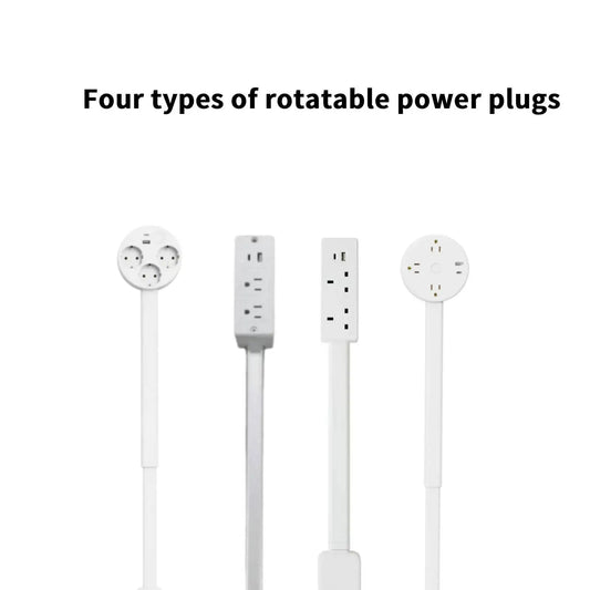 Adjustable Power Outlet Extender with USB Ports