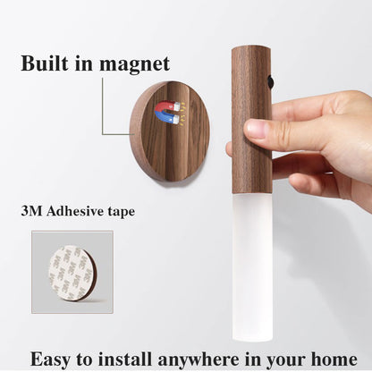 LED Motion Sensor Night Light | USB Rechargeable Wireless Wall Light