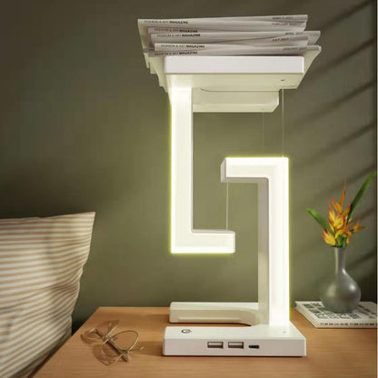 Magnetic Levitation Wireless Charging Lamp - Floating LED Desk Light
